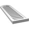 Ekena Millwork Octagonal Top Surface Mount PVC Gable Vent w/ 2"W x 2"P Brickmould Sill Frame, 12"W x 42"H GVPOT12X4203SF - alternate 3